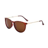 Gradual Sunglasses Multicolor Round Bottom Sport Sunglasses Retro Flat Top With Frame