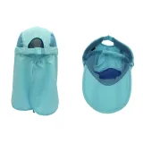 UV Protection Wide Brim Sun Hat With Detachable Peaked Cap