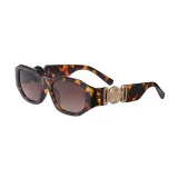 Sunglasses Small Square Retro Wide Frame Eyewear