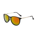 Gradual Sunglasses Multicolor Round Bottom Sport Sunglasses Retro Flat Top With Frame