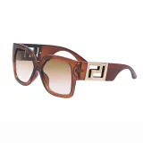 Sunglasses Oversized Frame Hollow Out Wide Glasses Legs Retro Eyewear