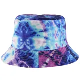 Double-Side Reversible Sunhat Tie Dye Bucket Cap