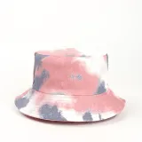 Double-Sided Reversible Sunhat Tie Dye Basin Cap
