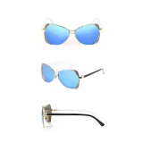 Sunglasses Square Aviators Sunglasses UV400 Metal Lace With Frame Shades
