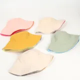 Double-Sided Reversible Colorful Ink Sunhat Tie Dye Bucket Cap