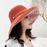 Outdoor Big Brim Cotton And Linen Sun Hat Fisherman Hat
