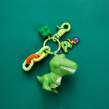Keychains Green Dinosaur Cute Cartoon Key Chain