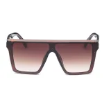 Sunglasses Square Oversized Lens Flat Top Retro Eyewear