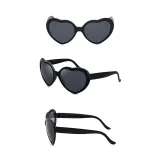 Sunglasses Fashion Oversized Heart Shaped Retro Cute Eyewear UV400