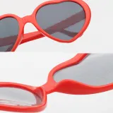 Sunglasses Fashion Oversized Heart Shaped Retro Cute Eyewear UV400