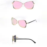 Sunglasses Square Aviators Sunglasses UV400 Metal Lace With Frame Shades