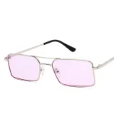 Sunglasses Rectangle Frame UV Protection Fashion Square Tinted Lens Vintage Sun Glasses
