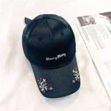Embroidery Flower Cap Fashion Sports Baseball Cap