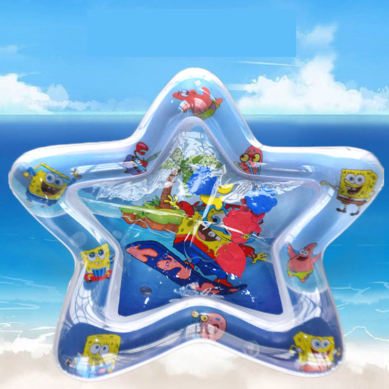 Toddler Kids Inflatable Stars Pat Water Interactive Toy For Kids Child Adults
