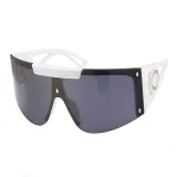 Sunglasses Multicolor Oversized Mirror One Piece Sport Style Windproof Goggle