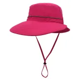 Summer UV Protection Outdoor Sunhat Wide Brim Peaked Fishing Cap