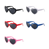 Sunglasses Fashion Oversized Heart Shaped Retro Cute Eyewear UV400