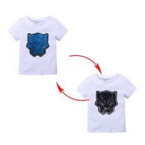 Kids Boys Cartoon Printed Short Sleeve T-shirts
