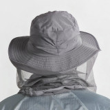 Outdoor Anti-Ultraviolet Breathable Sun Hat Anti-Mosquito Fisherman Hat