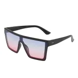 Sunglasses Multicolor Square Oversized UV Protection Vintage Retro Flat Top With Frame