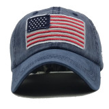 American Flag Cap With Sunscreen Baseball Cap