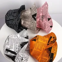 Double-Sided Reversible Sunhat Newspaper Bucket Cap