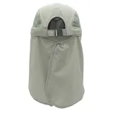 UV Protection Wide Brim Sun Hat With Detachable Peaked Cap