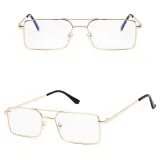 Transparent Sunglasses Rectangle Frame UV Protection Fashion Square Tinted Lens Vintage Sun Glasses