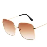 Sunglasses Multicolor Fashion Square Aviators Sunglasses Flat Mirrored Lens