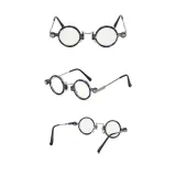 Sunglasses Small Round Lens Retro Punk Frame Rock Hip Hop Glasses