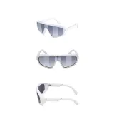 Sunglasses Multicolor Oversized Mirror One Piece Sport Style Windproof Eyewear