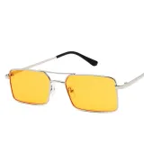 Sunglasses Rectangle Frame UV Protection Fashion Square Tinted Lens Vintage Sun Glasses