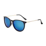 Gradual Sunglasses Multicolor Round Bottom Sport Sunglasses Retro Flat Top With Frame