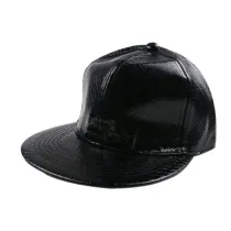 Snake Print Peaked Cap Solid Color Hip-Hop Baseball Cap