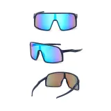 Sunglasses Multicolor Oversized Mirror One Piece Sport Style Mirrored Lens Eyewear