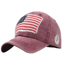 American Flag Cap With Sunscreen Baseball Cap