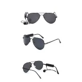 Sunglasses Multicolor Round Oversized Bluetooth Headset Polarization Eyewear