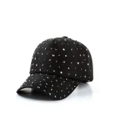 Bright Diamond Rhinestone Cap And Sunscreen Baseball Cap