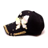 Big Butterfly Personality Hoop Cap Visor Baseball Cap
