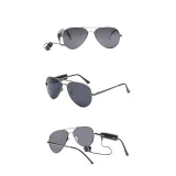 Sunglasses Multicolor Round Oversized Bluetooth Headset Polarization Eyewear