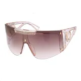 Sunglasses Multicolor Oversized Mirror One Piece Sport Style Windproof Goggle