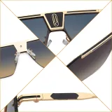 Sunglasses Square Oversize Classic Aviator UV Protection Goggle