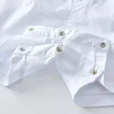 3PCS Boys Outfits  Short Sleeves Shirt and Suspender Shorts Dressy Up Baby Climb Clothes