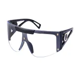 Sunglasses Multicolor Oversized Mirror One Piece Sport Style Windproof Goggle