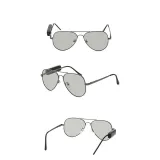 Sunglasses Multicolor Round Oversized Bluetooth Headset Polarization Eyewear