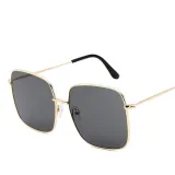 Sunglasses Multicolor Fashion Square Aviators Sunglasses Flat Mirrored Lens