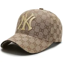 Big Brim Cap With Sun Visor And Embroidered Dome Baseball Cap