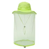 Outdoor Anti-Ultraviolet Breathable Sun Hat Anti-Mosquito Fisherman Hat