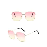 Sunglasses Multicolor Fashion Square Aviators Sunglasses Flat Mirrored Lens