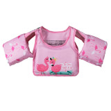 Toddler Kids Print Flamingo Swim Vest with Arms Floats Life Jacket